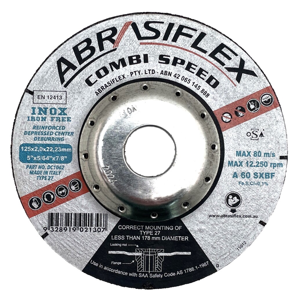 Metal Cut Off/Grinding Disc Combination