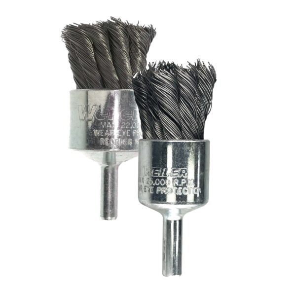 Twist Knot End Brushes - for Die Grinders